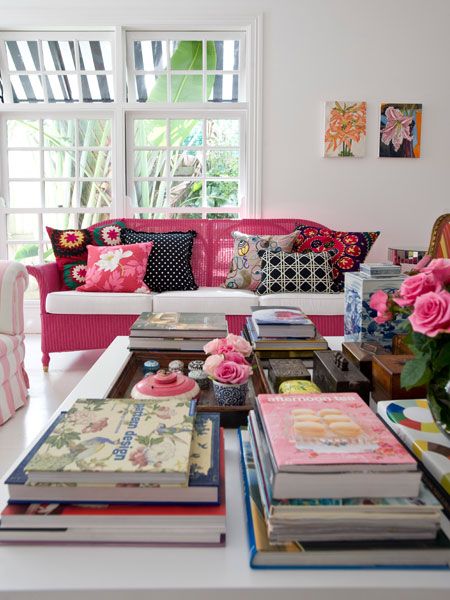 casa descolada com almofadas