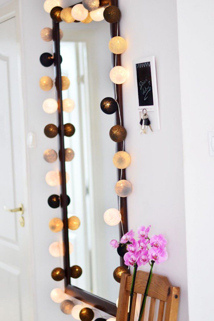 luminária de bolinhas hall de entrada