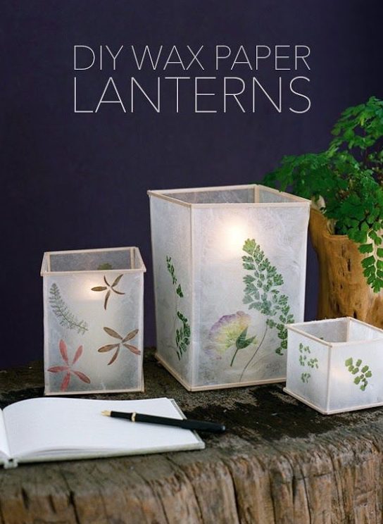 lanternas de papel