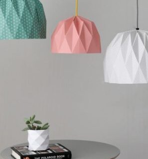 lumináirias de origami