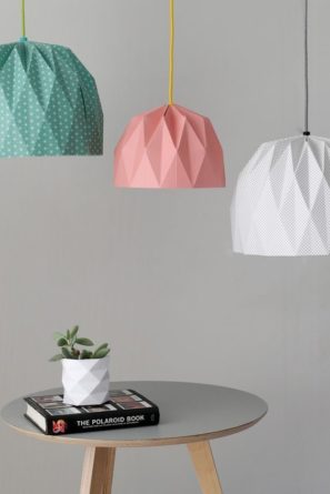 lumináirias de origami
