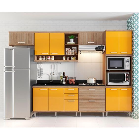 cozinha compacta modulada