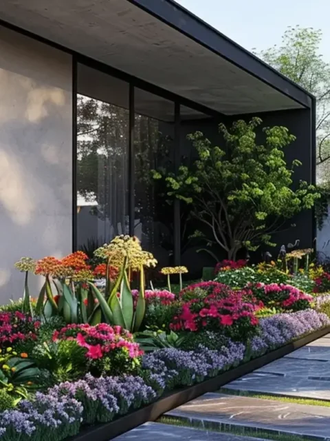 jardim pequeno no quintal