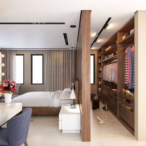quarto de casal com closet