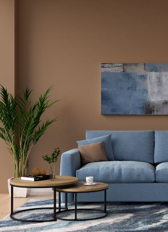 cores que combinam com azul- ideas de composição