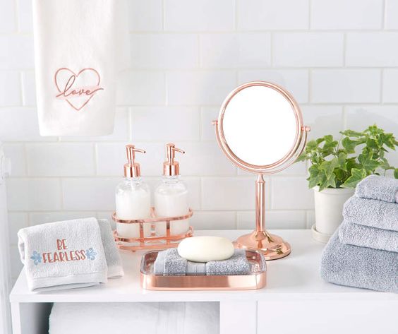 Dicas de decoração com rose gold