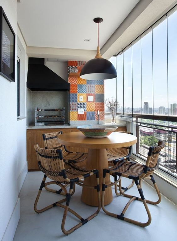 varanda gourmet pequenaideias de decoração.