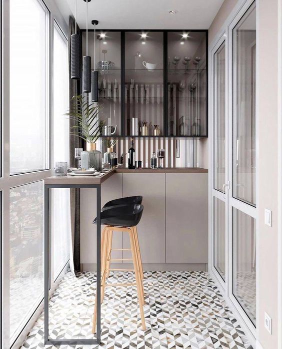 como decorar varanda pequena gourmet