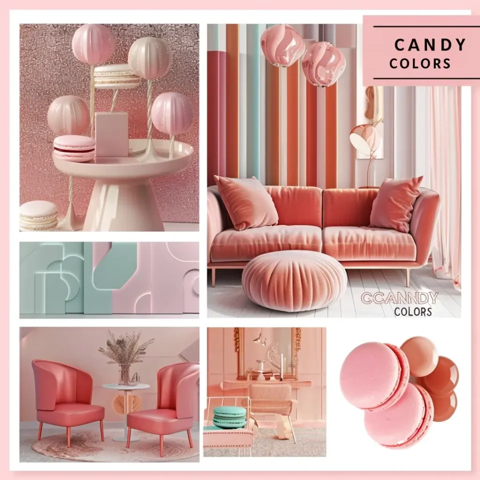 candy colors para decorar a casa