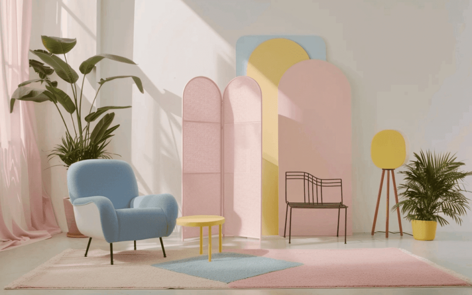 candy colors para decorar a casa