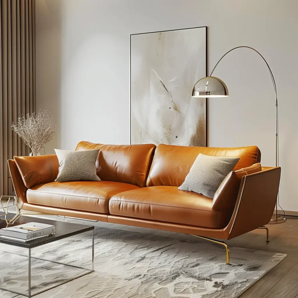 Como decorar sala com sofá marrom
