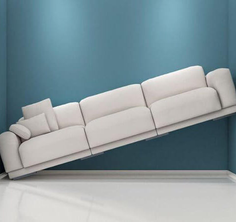 como medir um sofá corretamente