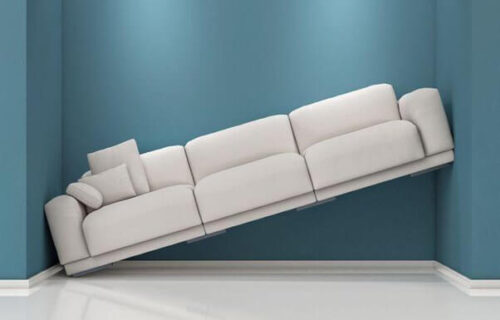 como medir um sofá corretamente