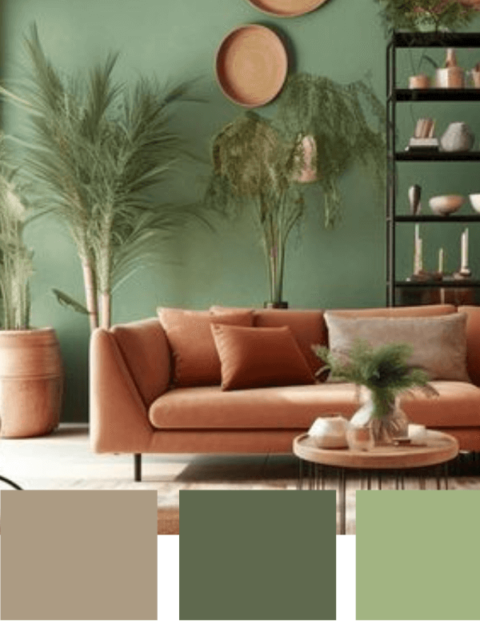 como criar uma paleta de cores para casa