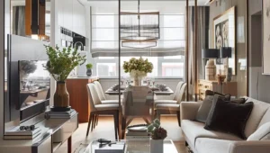 10 ideais para decorar sala de estar e jantar pequena