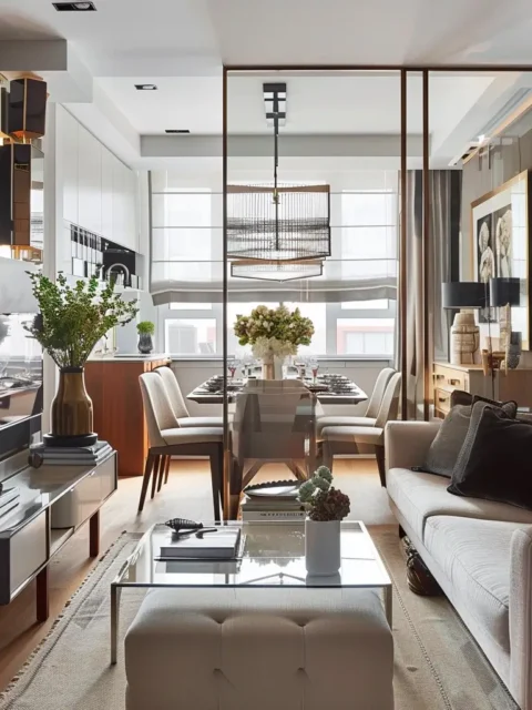 10 ideais para decorar sala de estar e jantar pequena