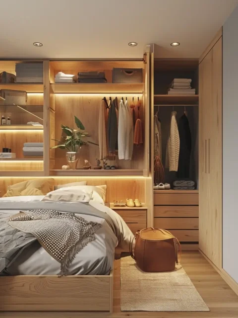quarto de casal com closet